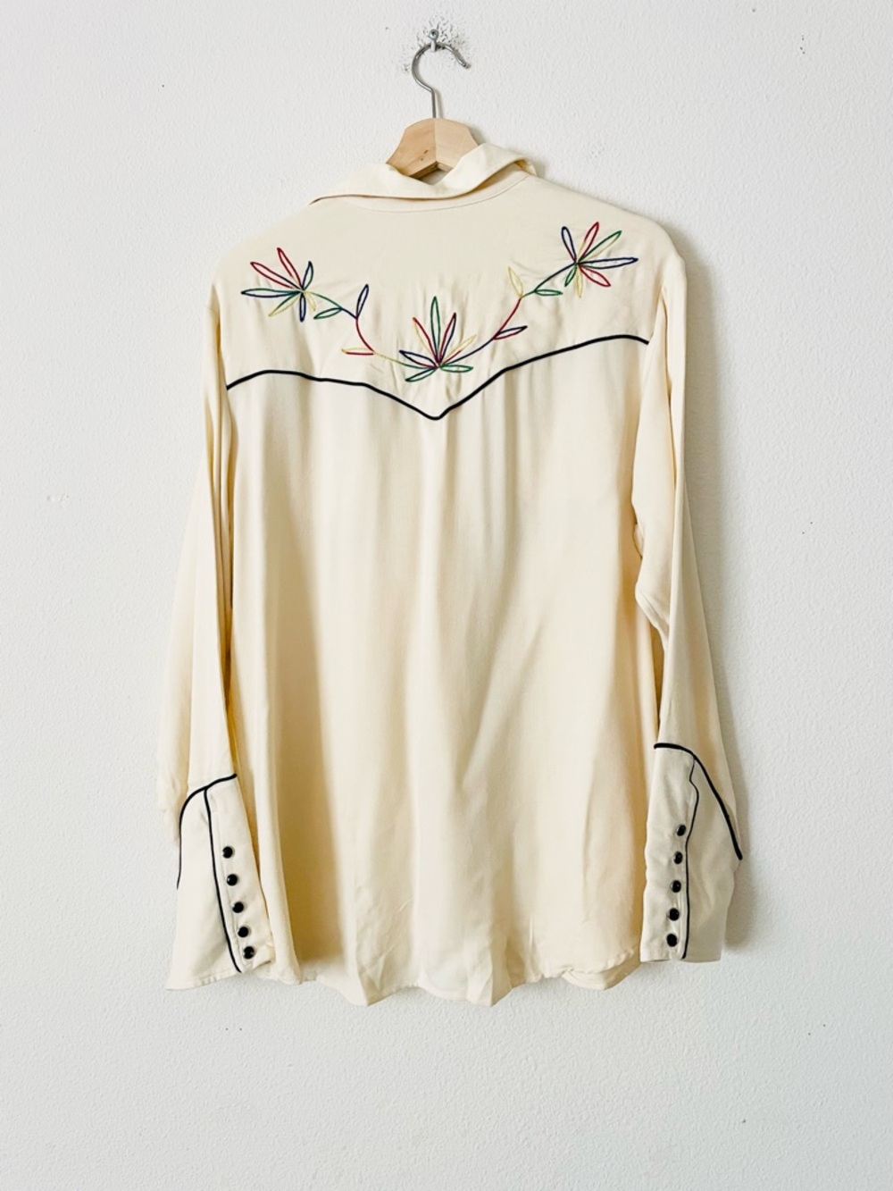 NWT Bliss and Mischief SIZE 3 Sweet Jane western embroidered shirt in ivory - Picture 9 of 12